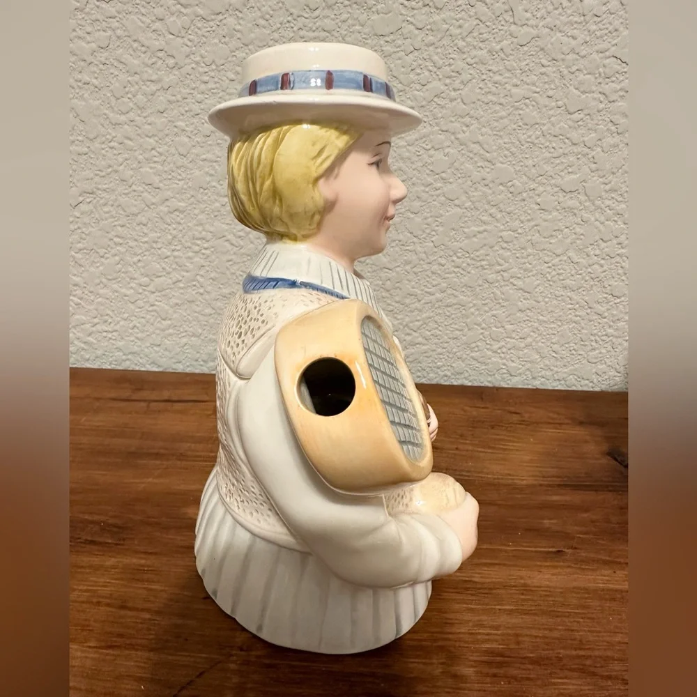 Set of 2 Fitz and Floyd Tennis Tea Pot‎ 1994  Man and Woman Tennis